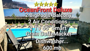 OCEANFRONT DELUXE-45m, 600 mb, 2 Big POOLs,2AirCondition, 2TV-65